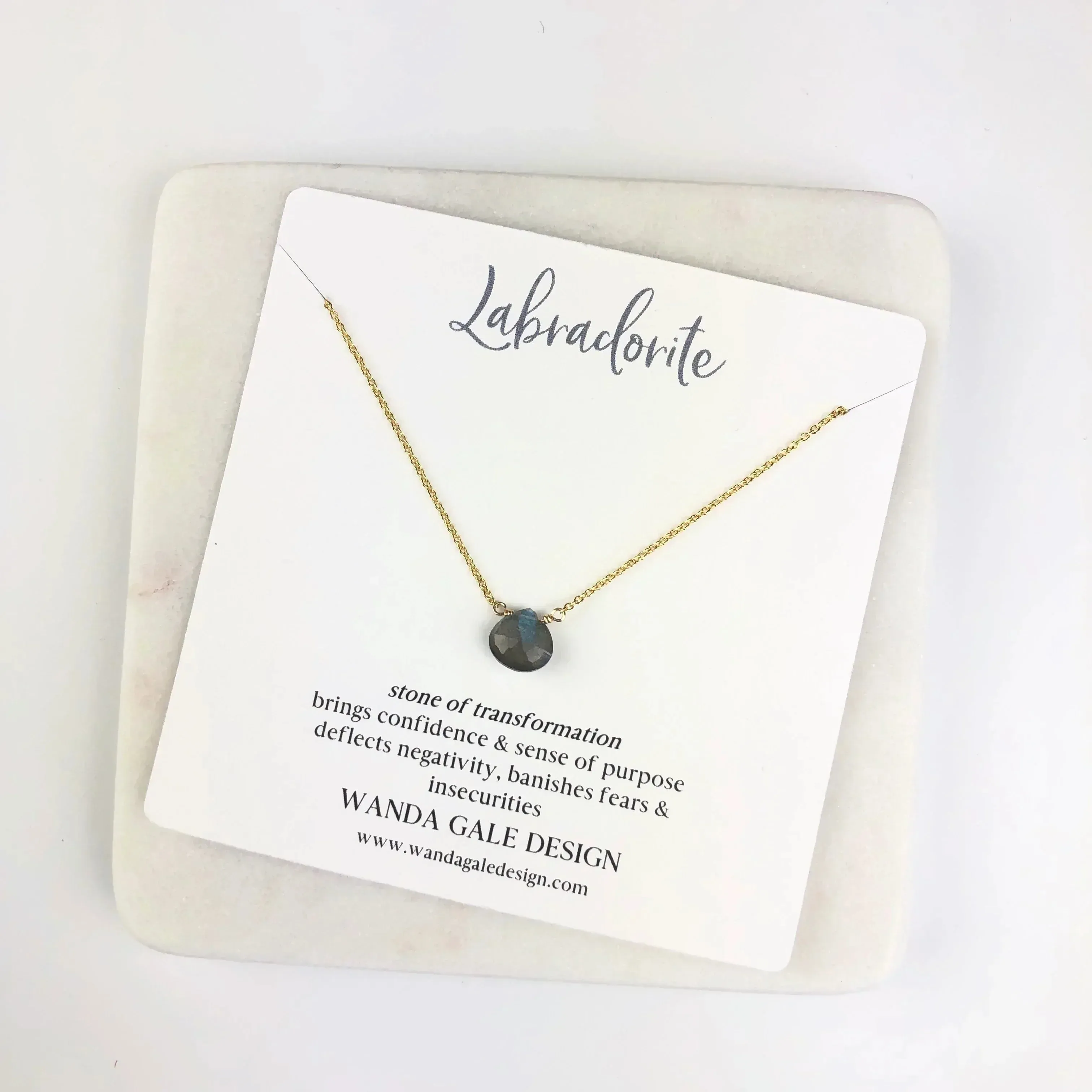 Energy stone necklace - Labradorite