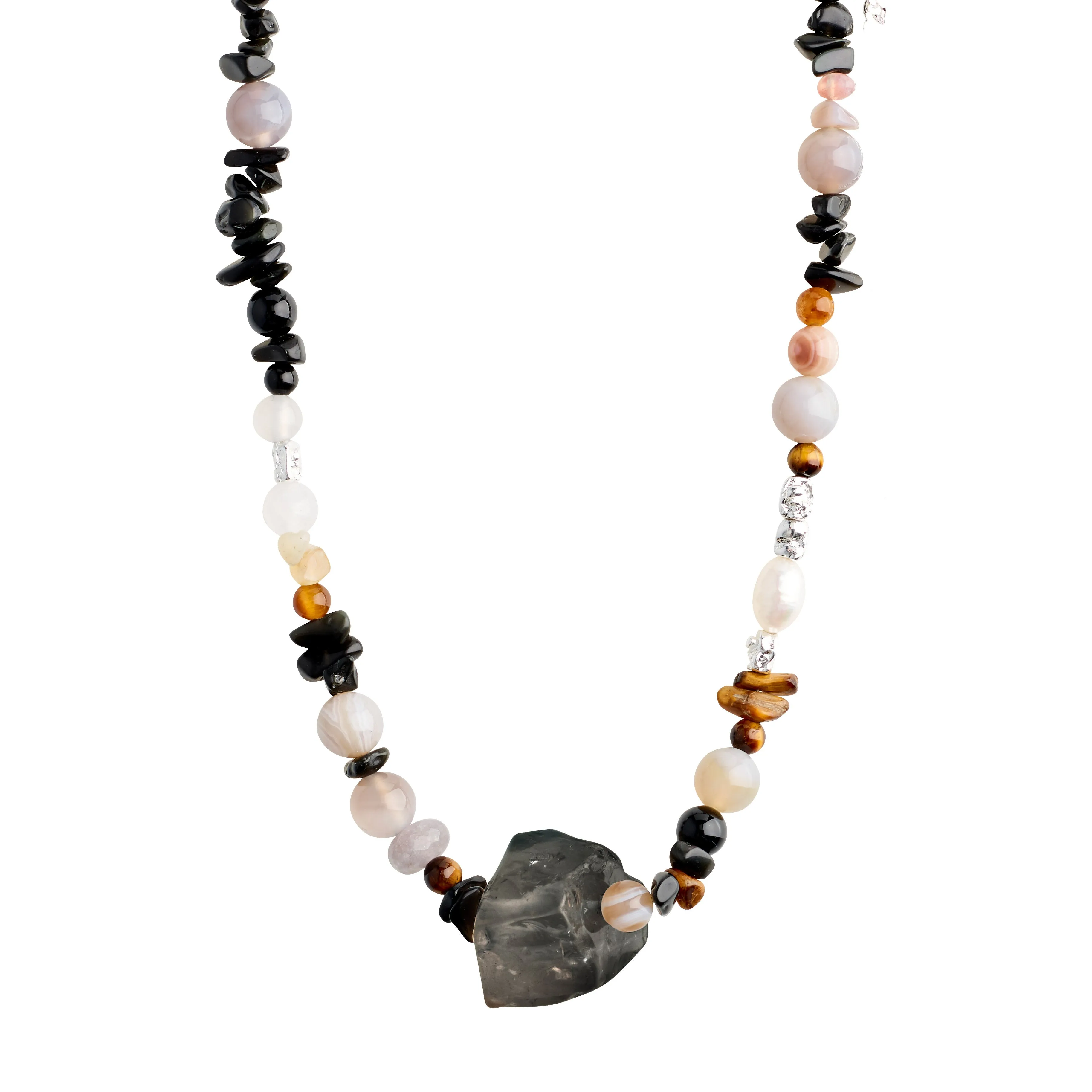 FLOW necklace silver-plated