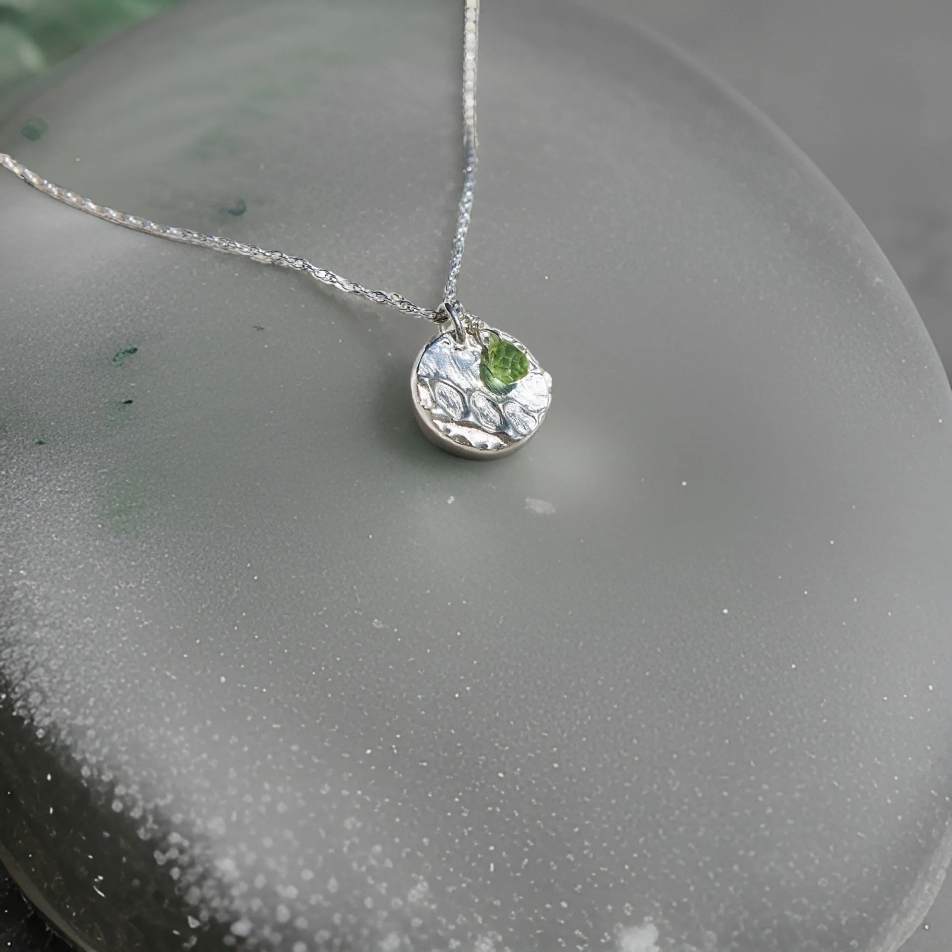 Garnet Birthstone Necklace