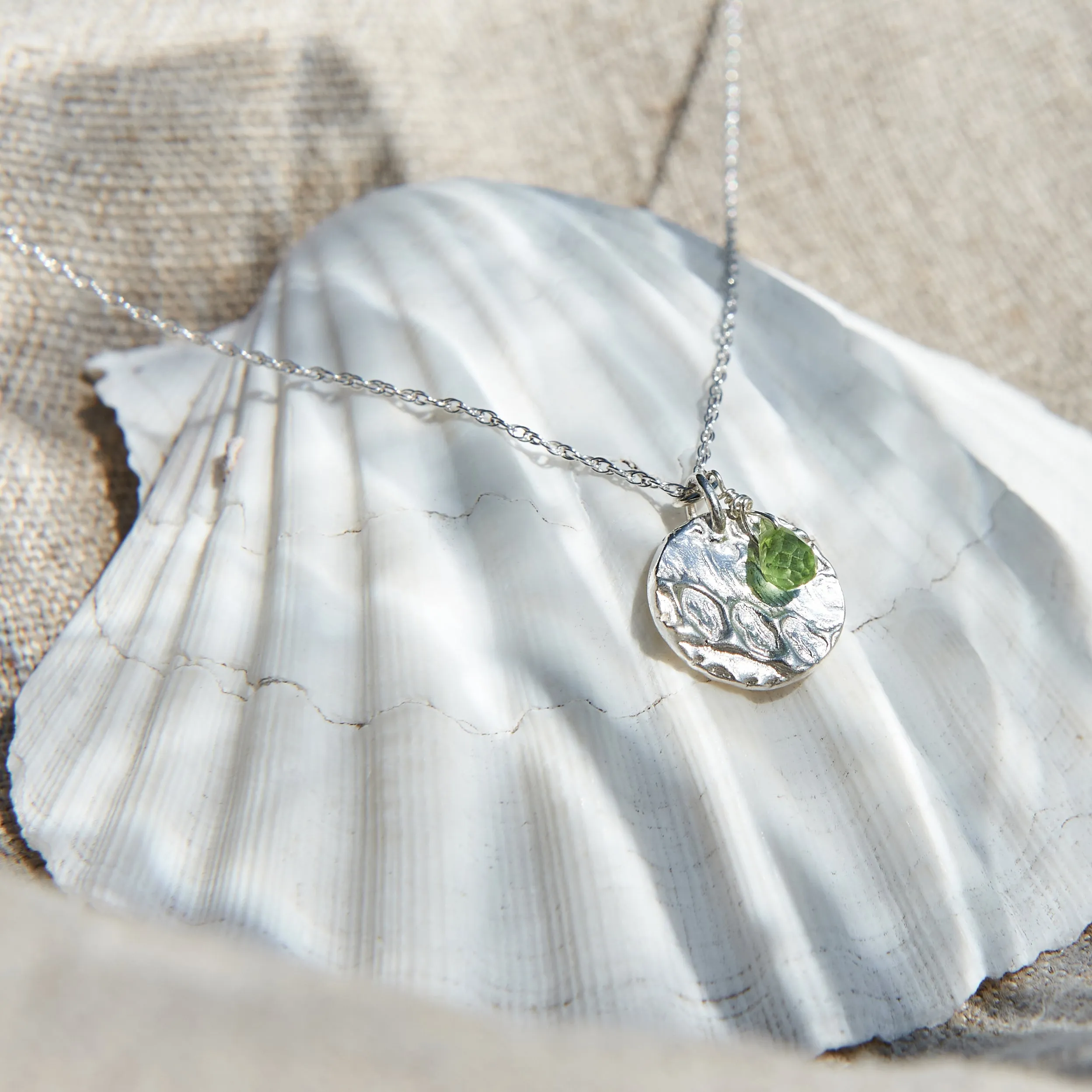 Garnet Birthstone Necklace