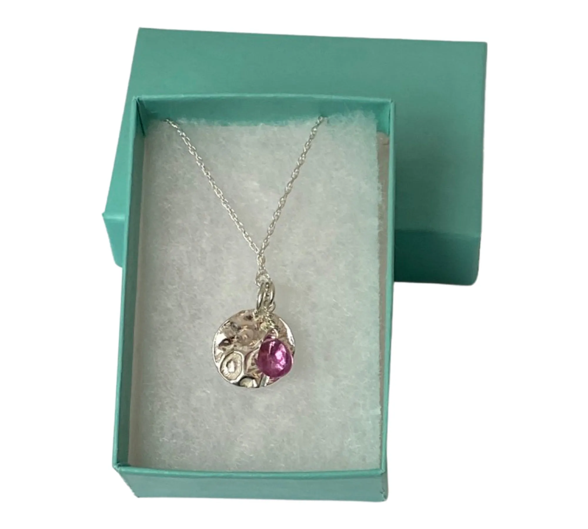 Garnet Birthstone Necklace
