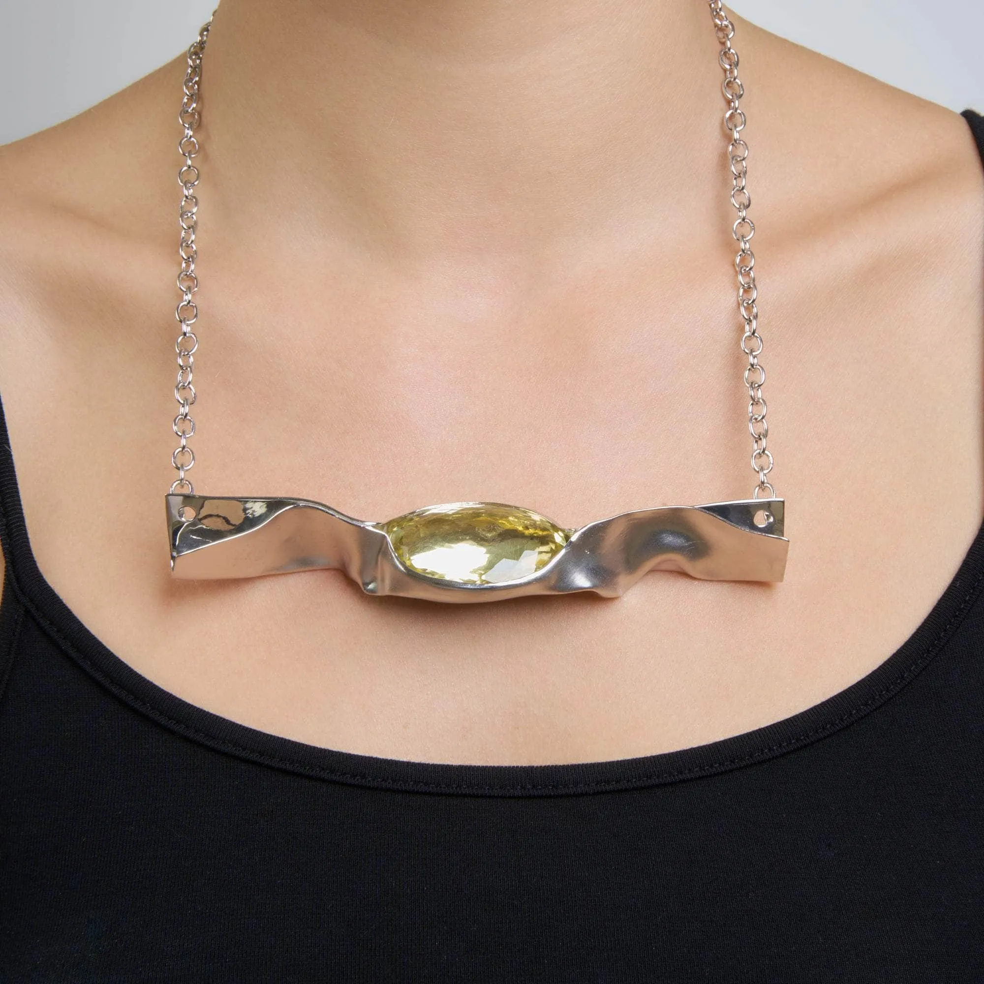 Gozo Lemon Quartz Necklace