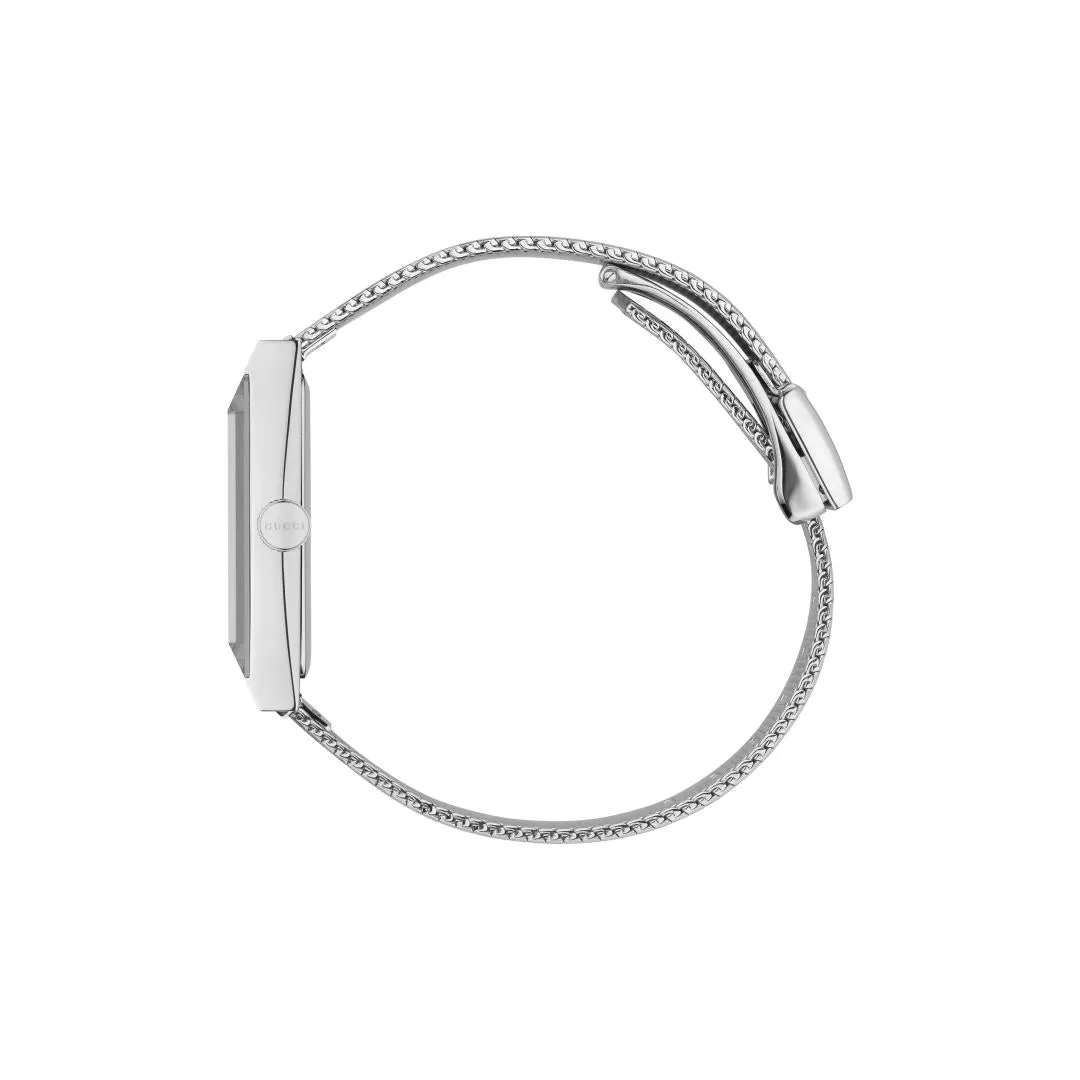 Gucci G-Frame Watch Stainless Steel Mesh 21 x 34mm Quartz