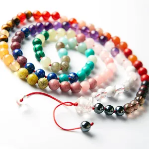 Happy Buddha Balance Chakra Mala - Be Present & Protected