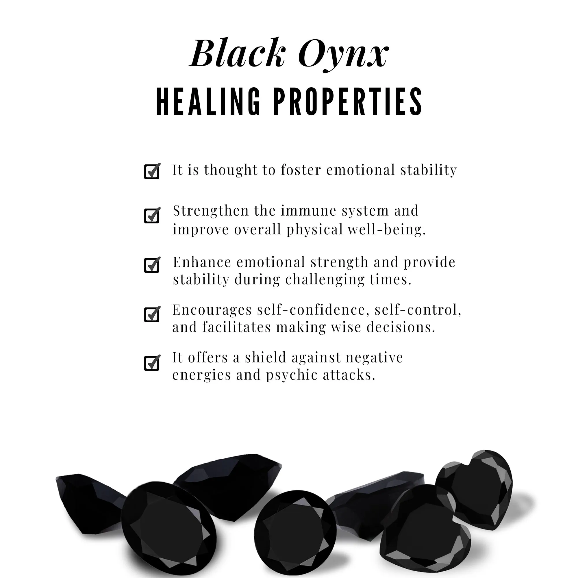 Heart Shape Black Onyx Drop Pendant with Diamond