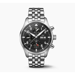 IWC Schaffhausen Pilot's Watch Chronograph Black Dial 43mm