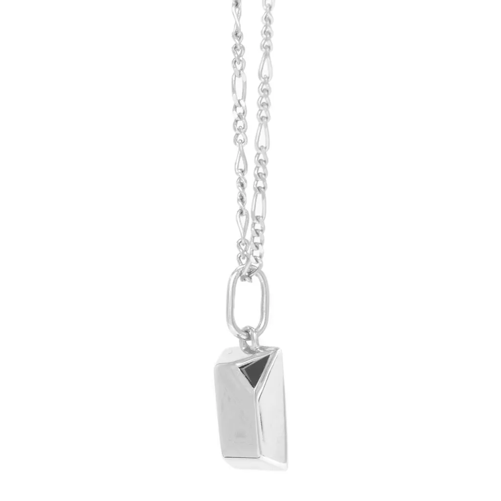 Jewel Beneath Pendant - Black Onyx, Sterling Silver