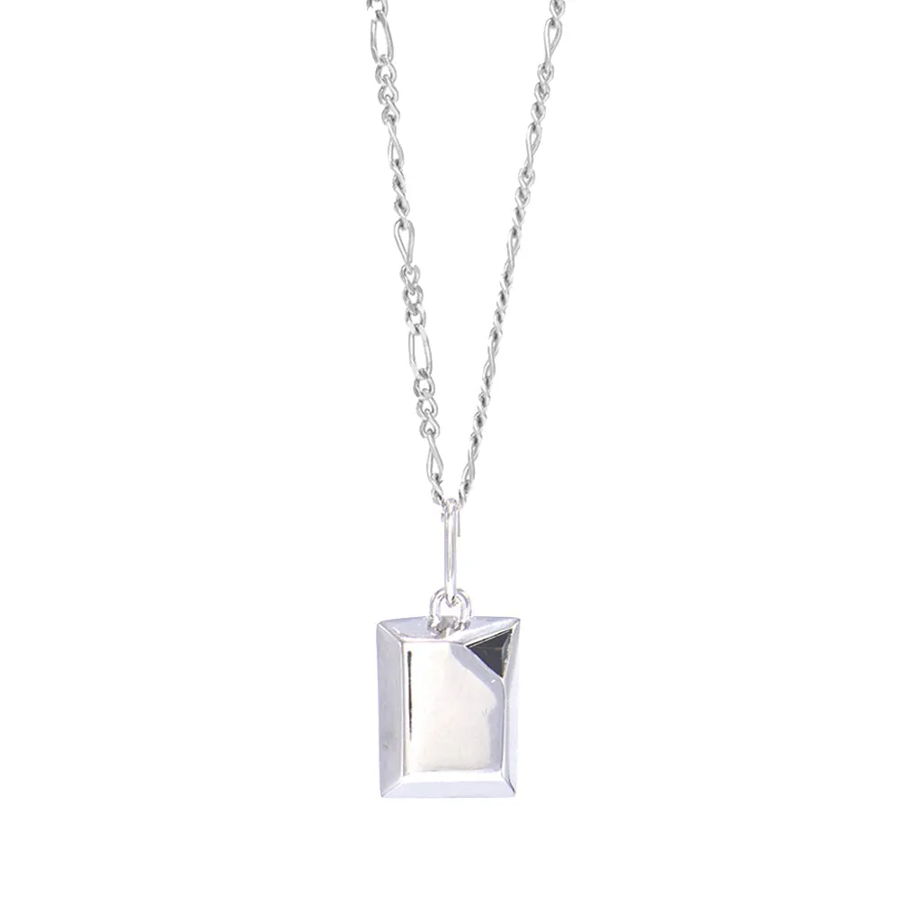 Jewel Beneath Pendant - Black Onyx, Sterling Silver