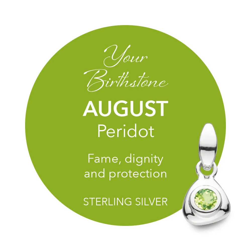Kit Heath Coast August Peridot Birthstone Tag Necklace