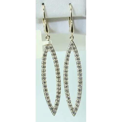 Le Vian 14K Honey Gold Diamond Dangle Earrings