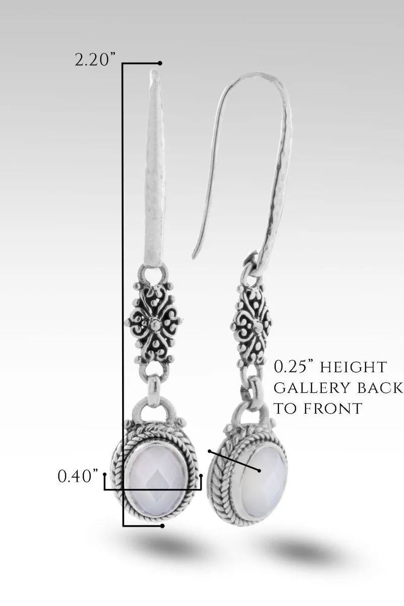 Let Promises Shine Earrings™ in White Mother of Pearl