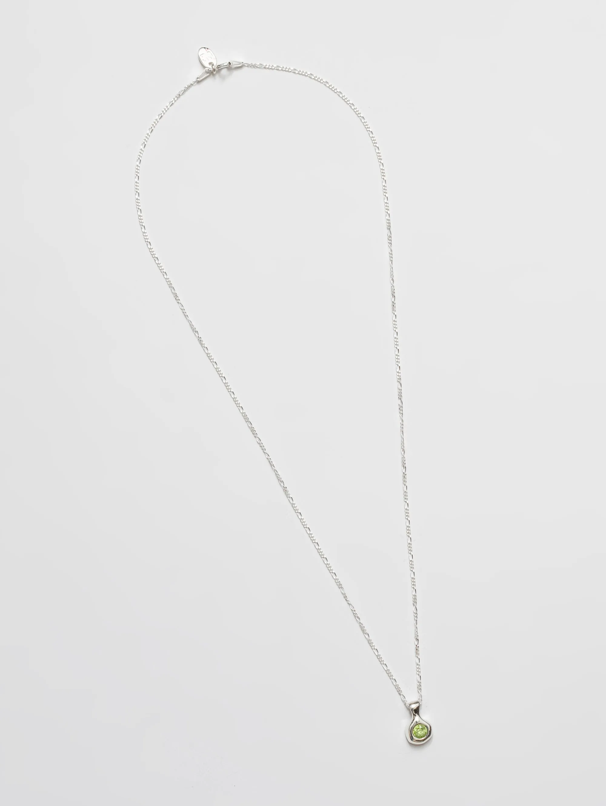 Liv Necklace in Green and Sterling Silver (Sample)