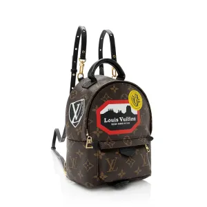 Louis Vuitton Monogram Canvas Palm Springs Mini Backpack - FINAL SALE (SHF-21047)