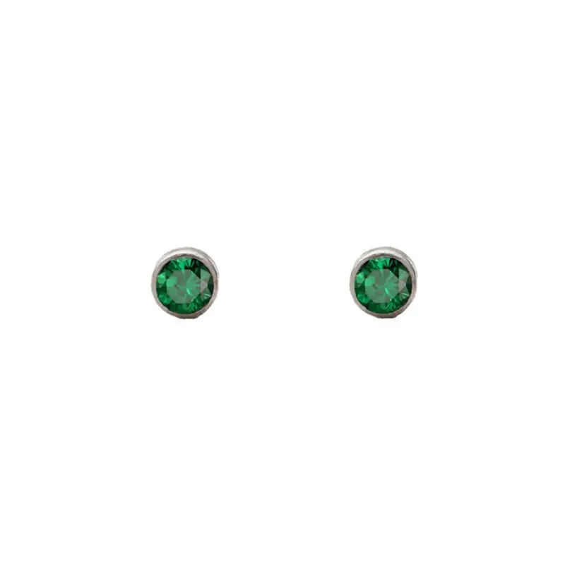 May Emerald Studs