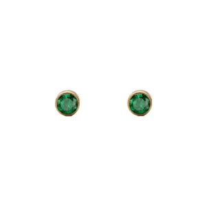May Emerald Studs