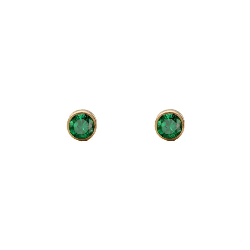 May Emerald Studs