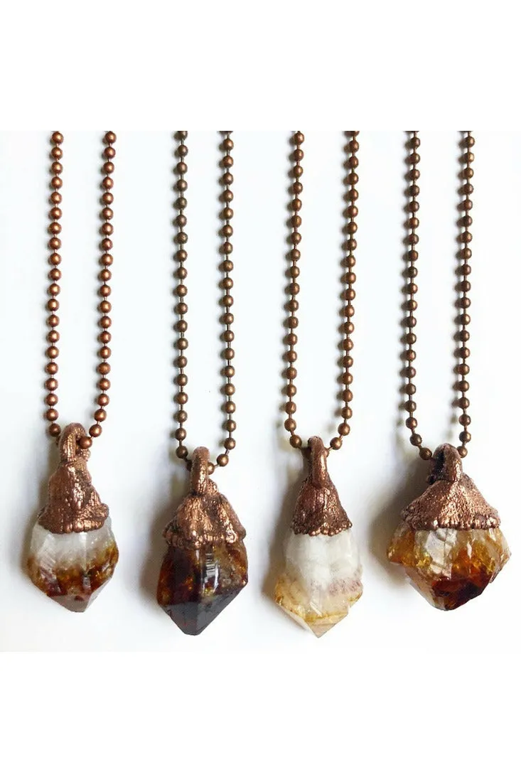 Merging Metals Ball Chain Necklace