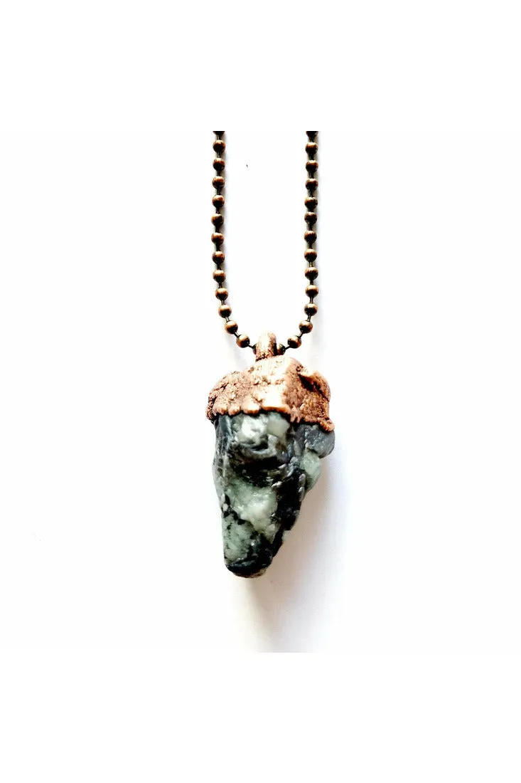 Merging Metals Ball Chain Necklace