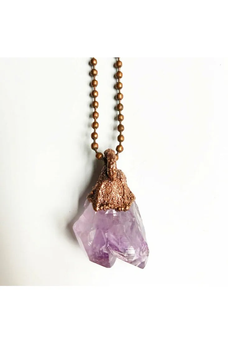 Merging Metals Ball Chain Necklace