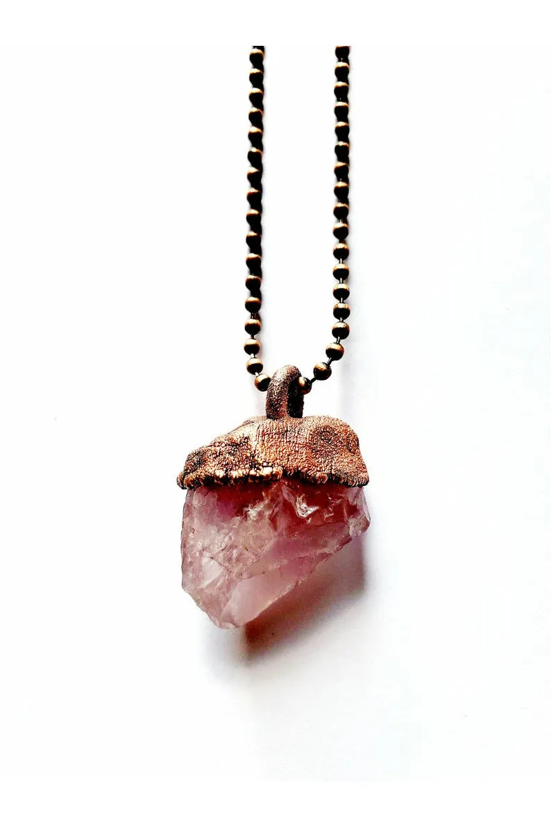Merging Metals Ball Chain Necklace