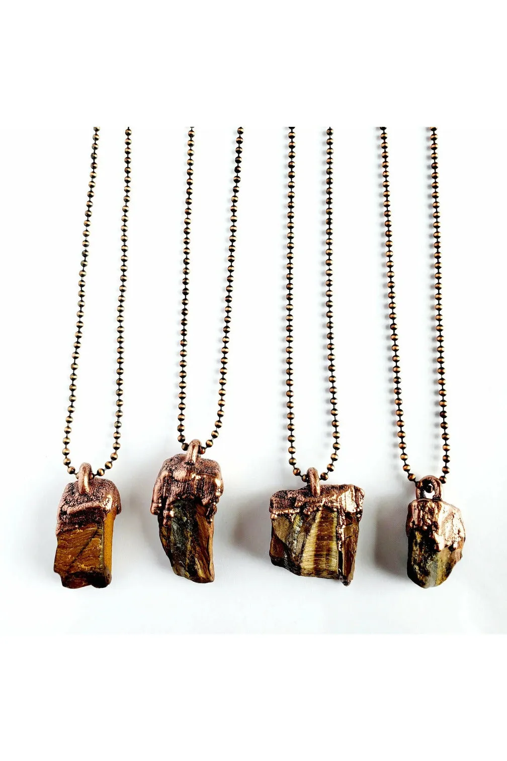 Merging Metals Ball Chain Necklace