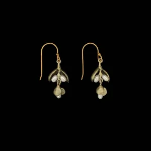 Michael Michaud Eucalyptus Seed Dainty Wire Earrings