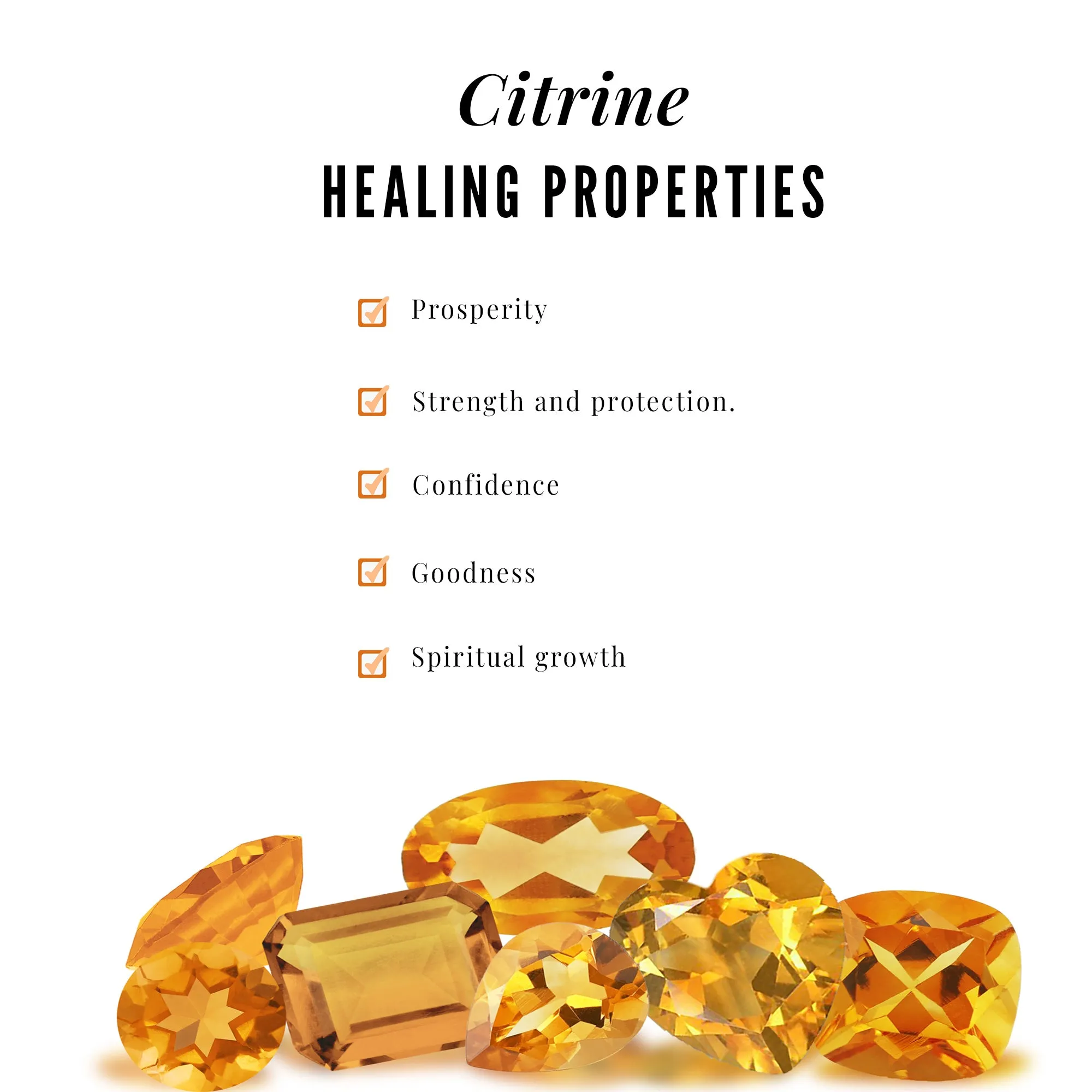 Minimal Citrine Solitaire Promise Ring with Diamonds