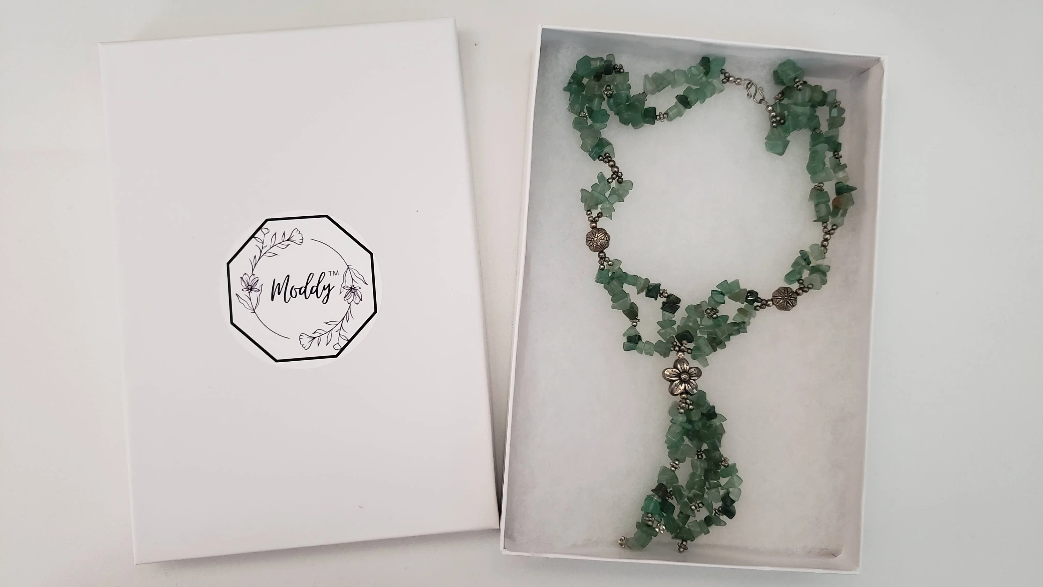 Natural Green Peridot Gemstone Necklace