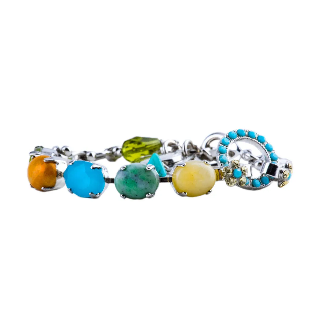 Oval Chain Bracelet in "Pistachio" *Preorder*