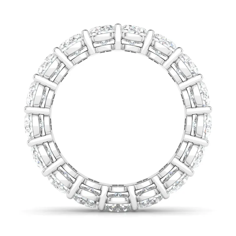 Oval Diamond Eternity Band