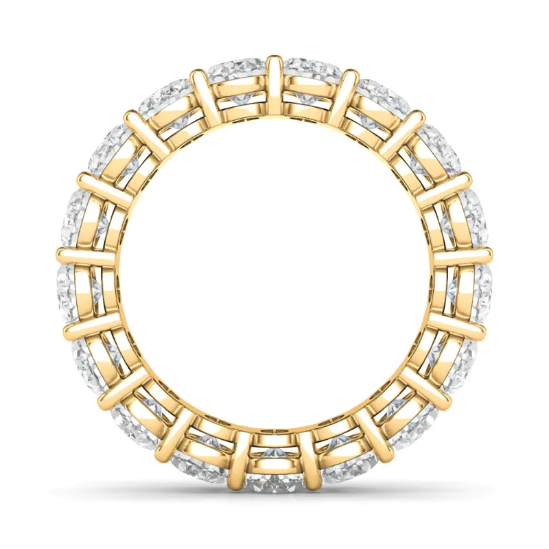 Oval Diamond Eternity Band