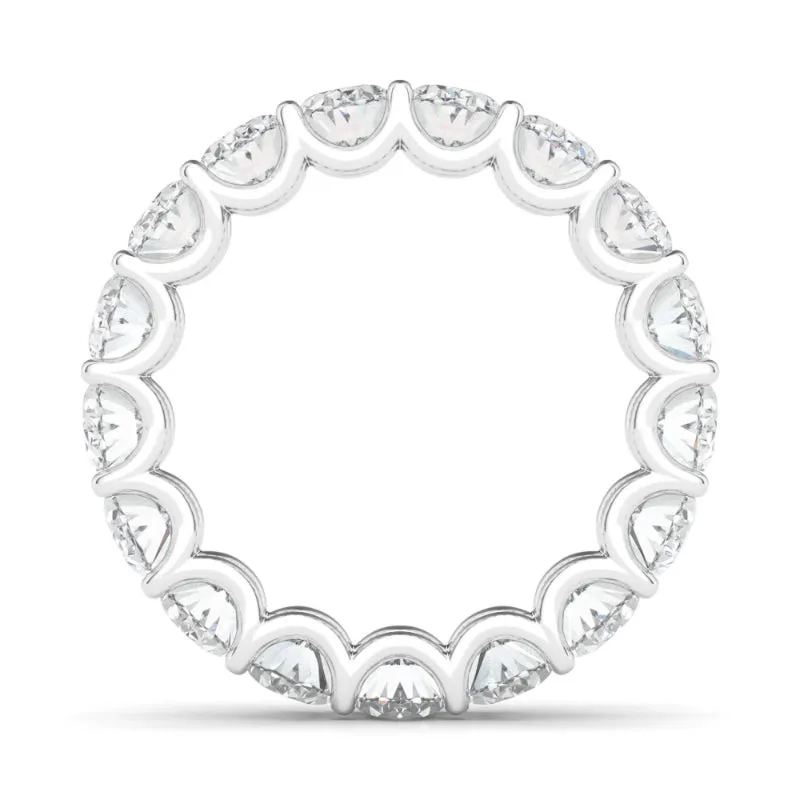 Oval Diamond Eternity Band
