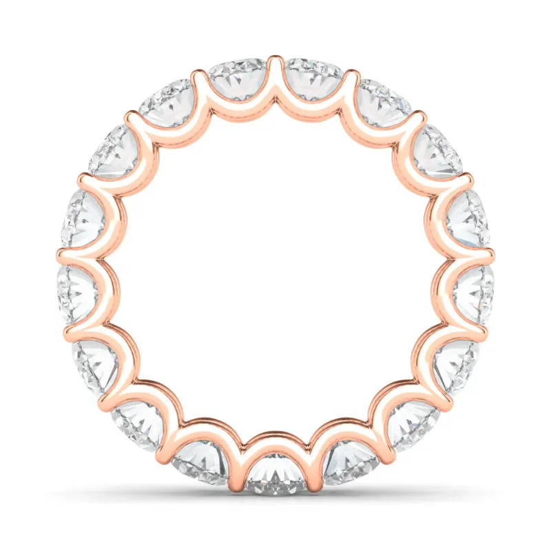 Oval Diamond Eternity Band