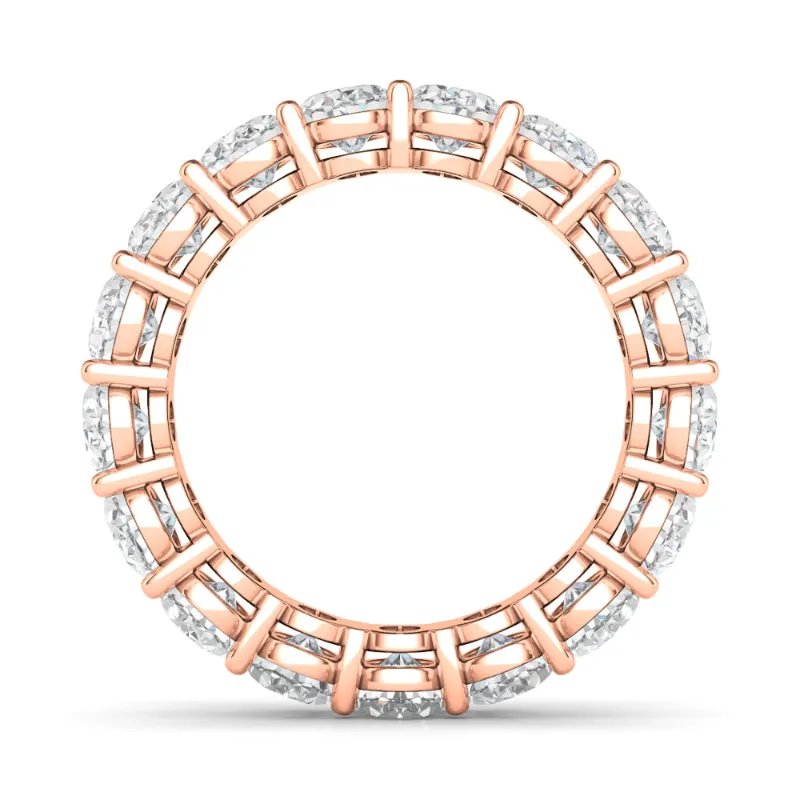 Oval Diamond Eternity Band