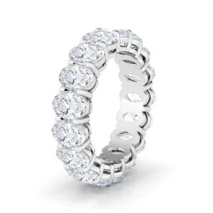 Oval Diamond Eternity Band