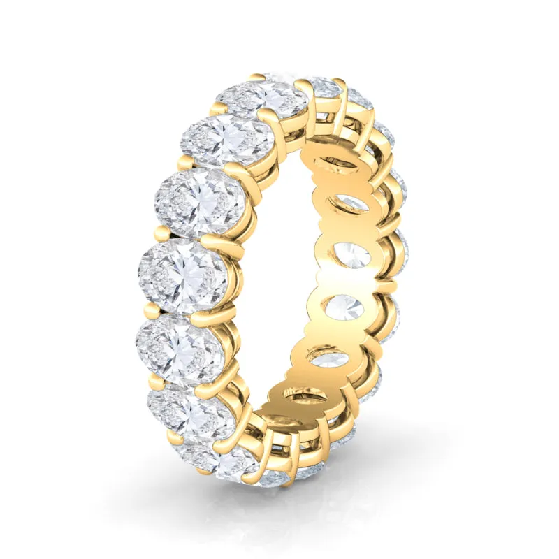 Oval Diamond Eternity Band