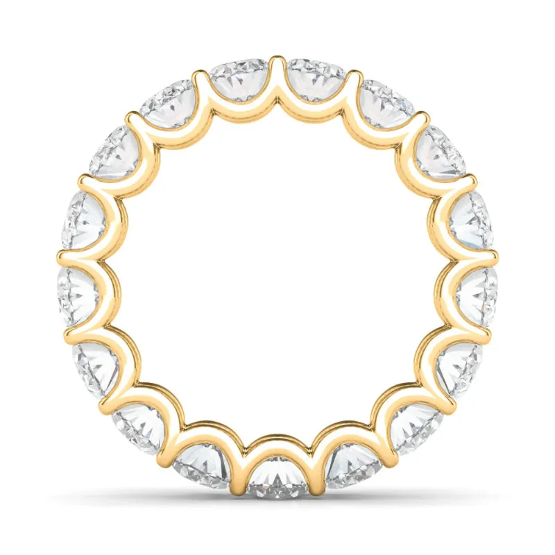 Oval Diamond Eternity Band