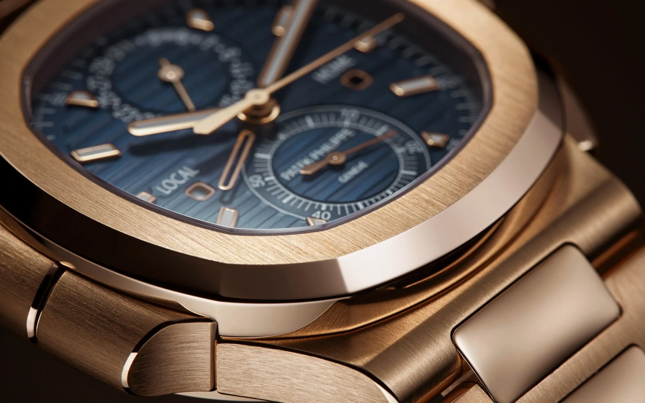 Patek Philippe Nautilus 5990/1R-001 – Rose Gold Chronograph Travel Time