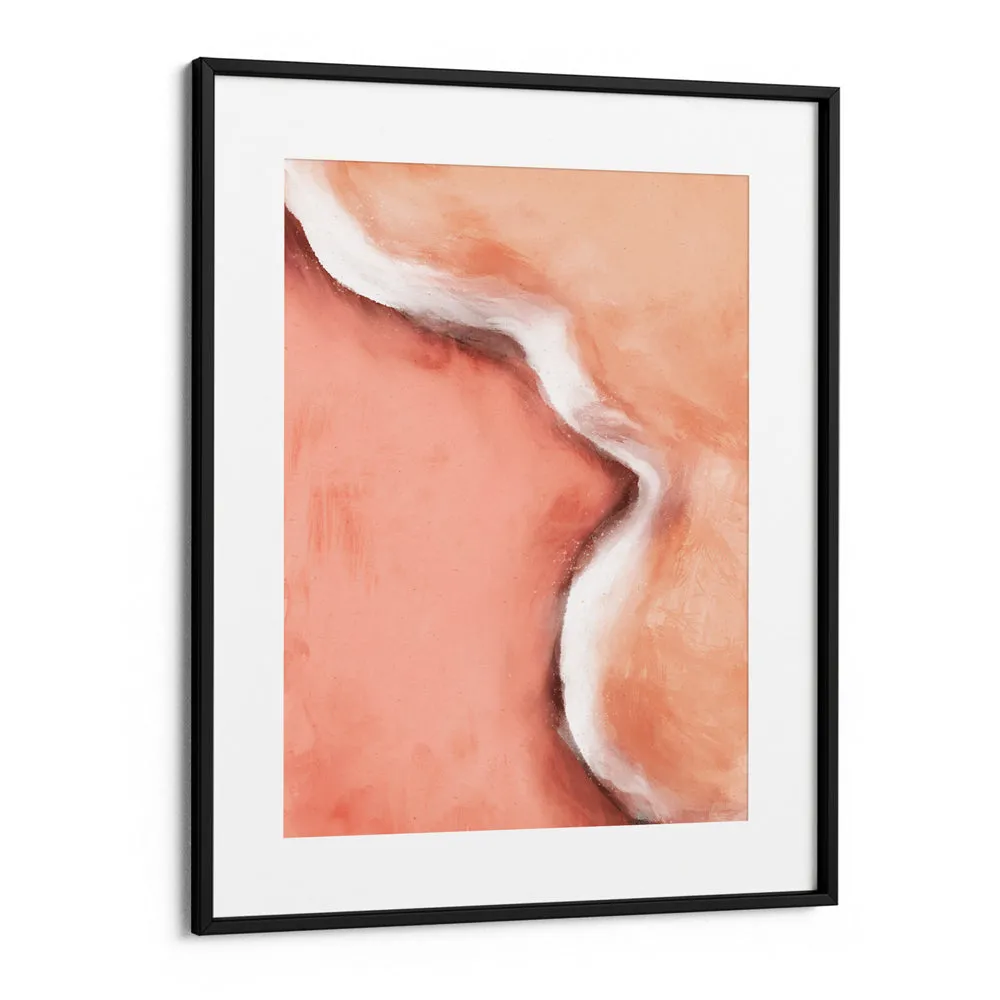 Peachy Wave Landscape Art
