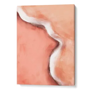 Peachy Wave Landscape Art