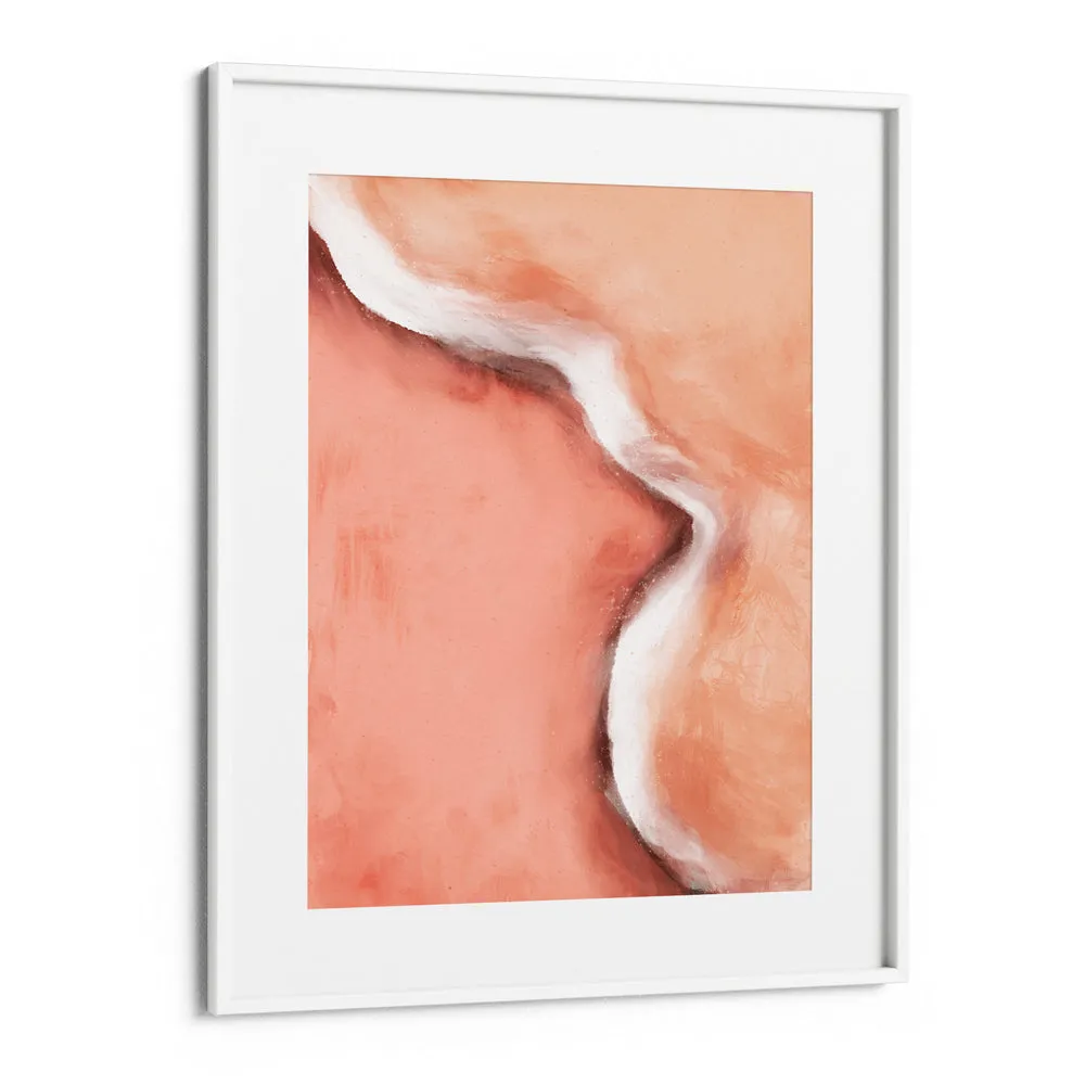 Peachy Wave Landscape Art