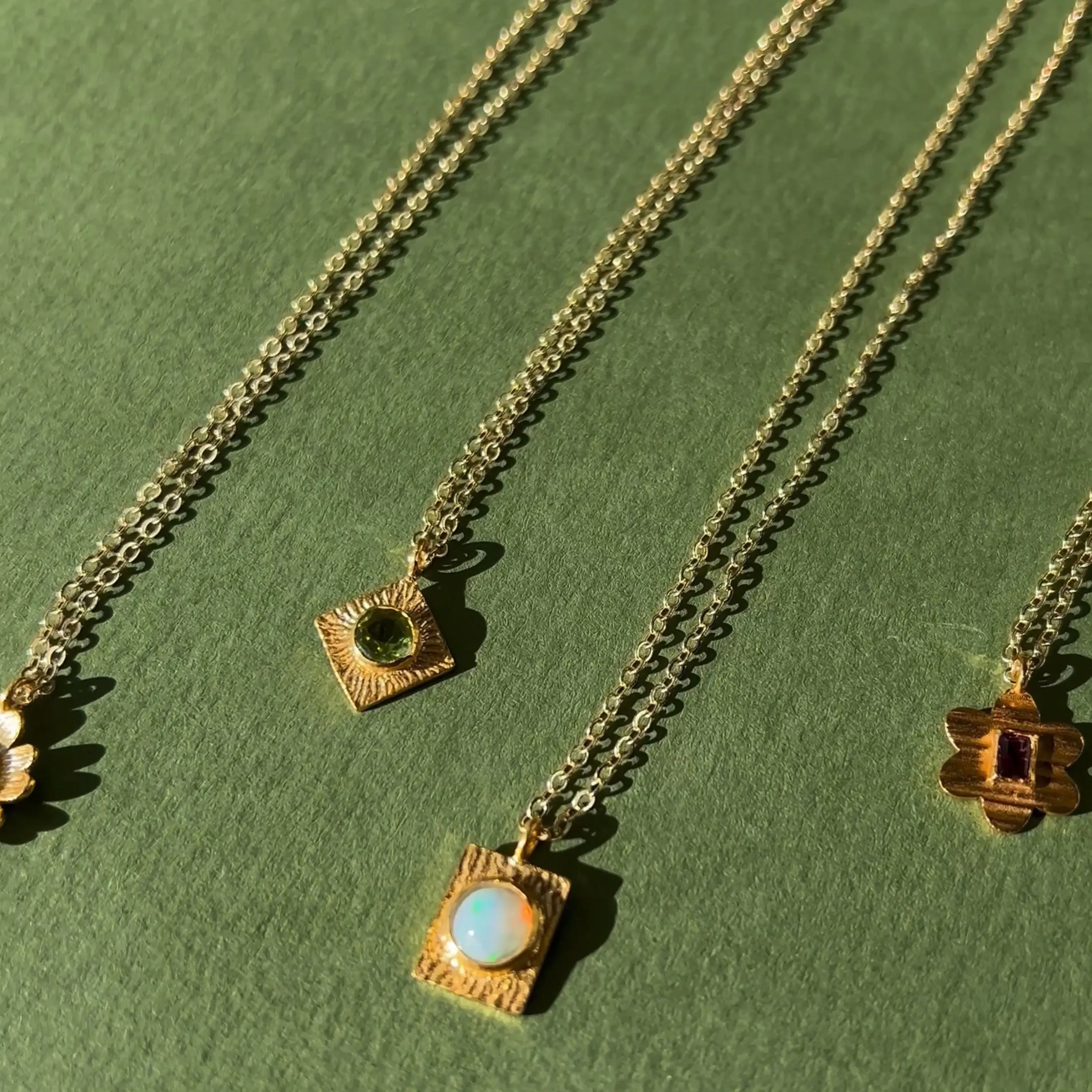 Peridot Prism Necklace