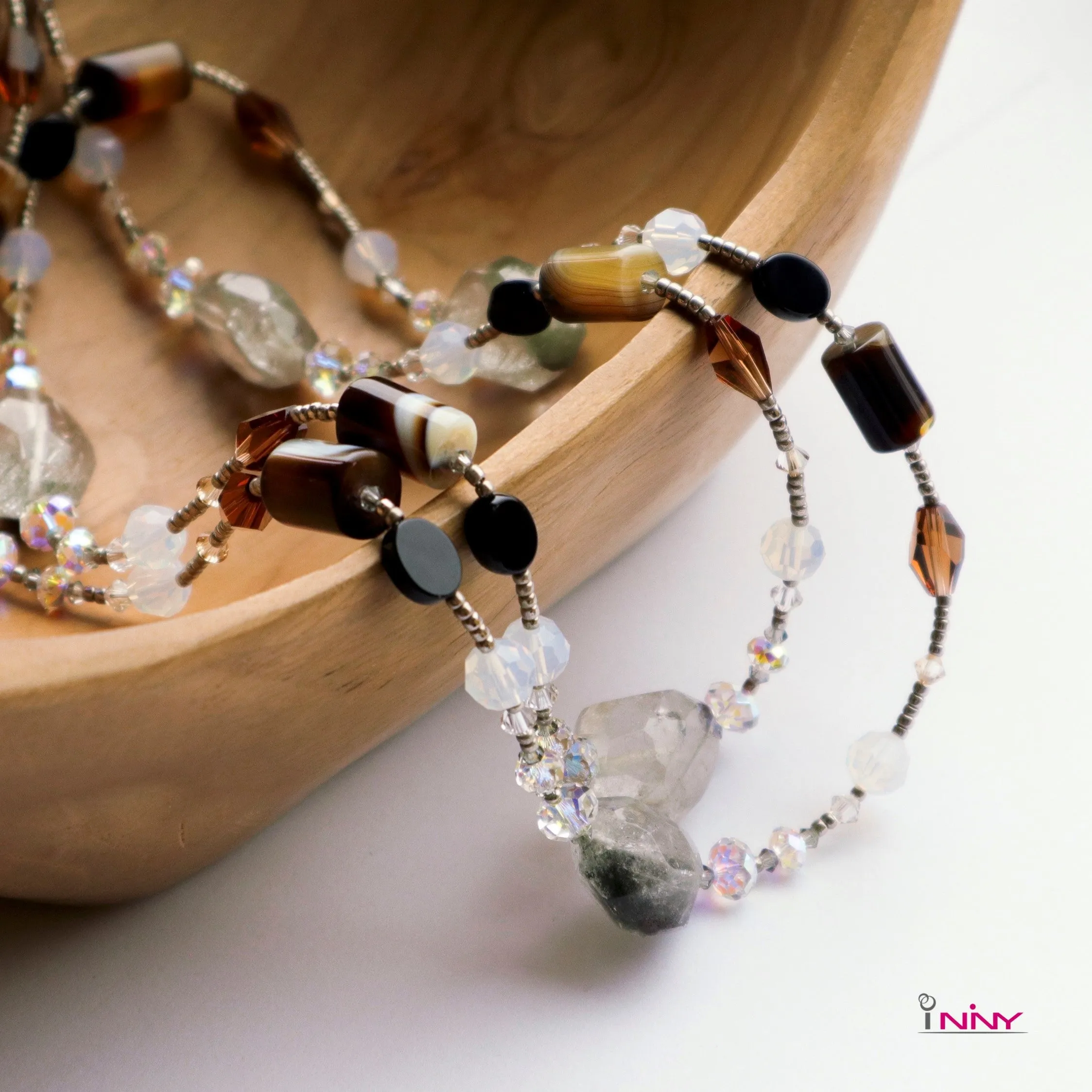 Phantom Quartz Long Necklace