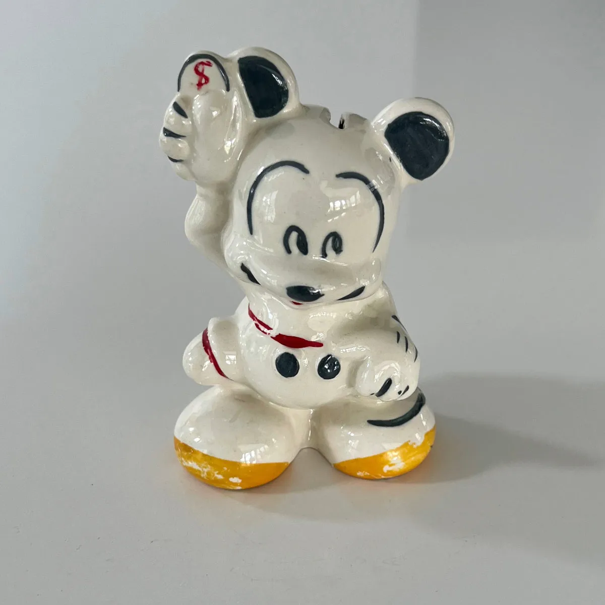 Rare VTG Mickey Mouse 1930-1950s Bank Figurine