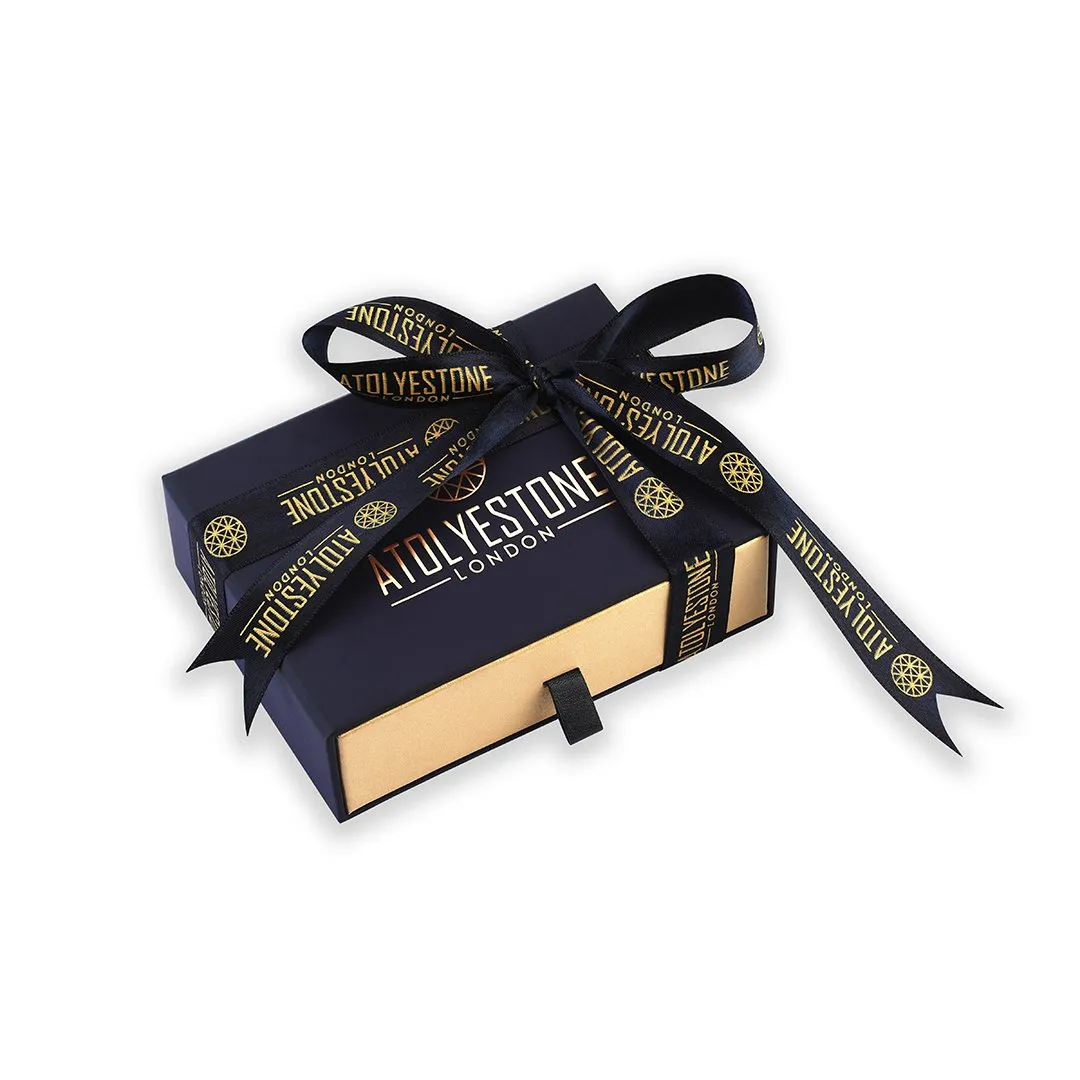 Rectangular Linked Band in Gold