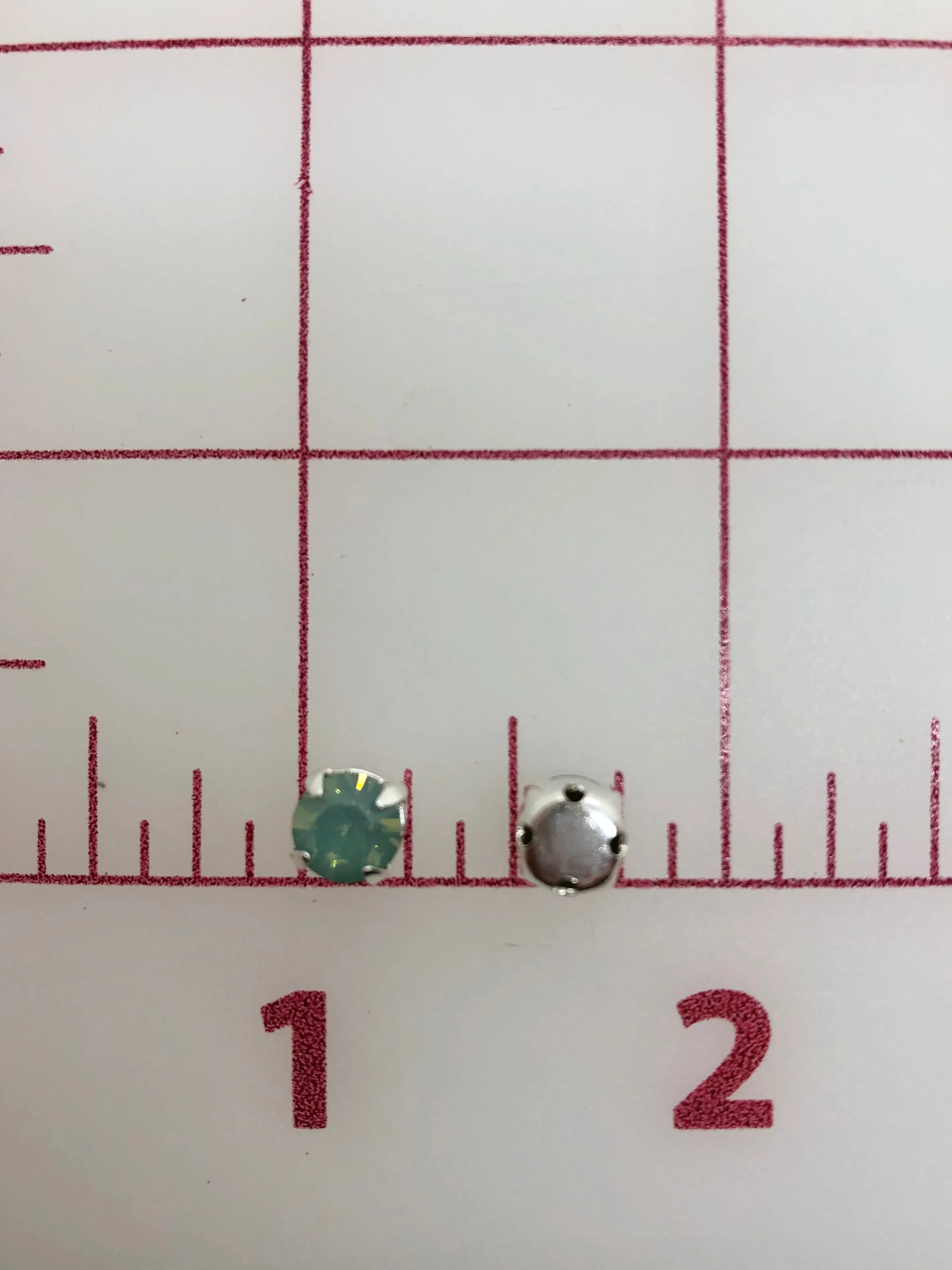 Rhinestones - 29SS Swarovski Pacific Opal Chaton Montees 24-PK