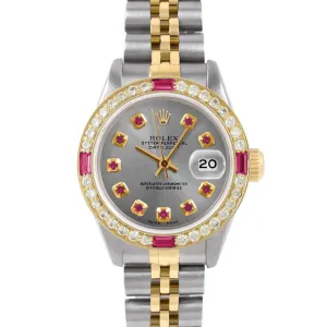Rolex Datejust 26mm | 6917-TT-SLT-RBY-AM-4RBY-JBL