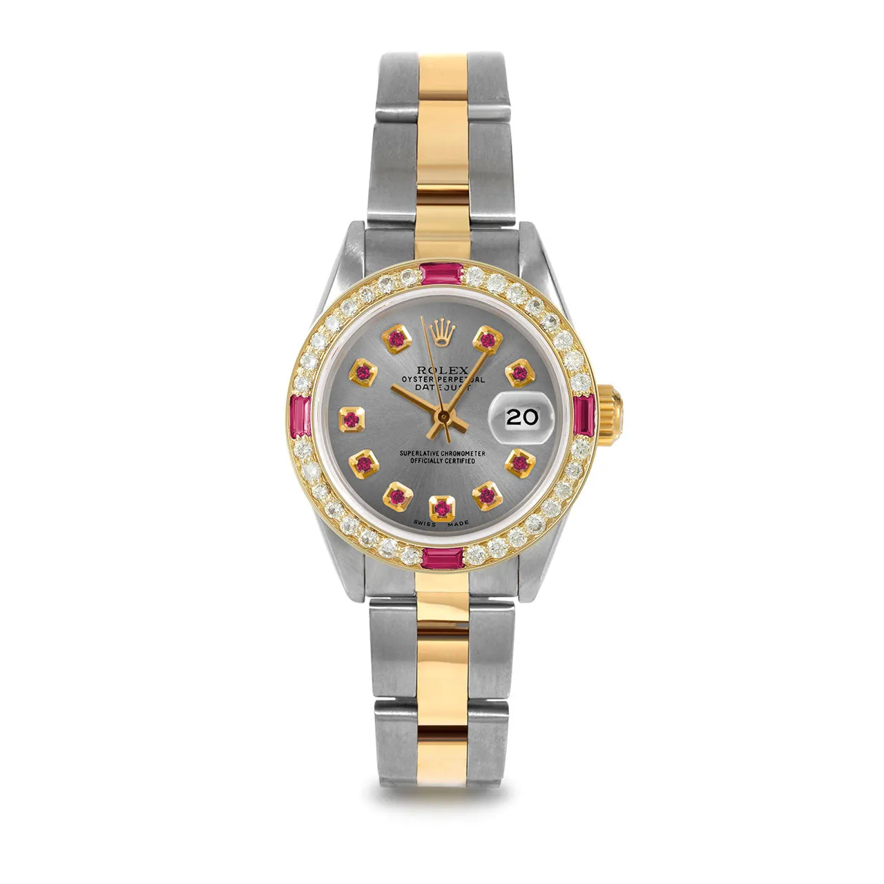 Rolex Datejust 26mm | 69173-SLT-RBY-AM-4RBY-OYS