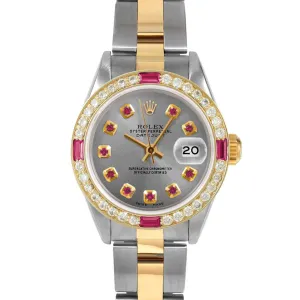 Rolex Datejust 26mm | 69173-SLT-RBY-AM-4RBY-OYS