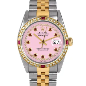 Rolex Datejust 36mm | 16013-PNK-STRR-4RBY-JBL